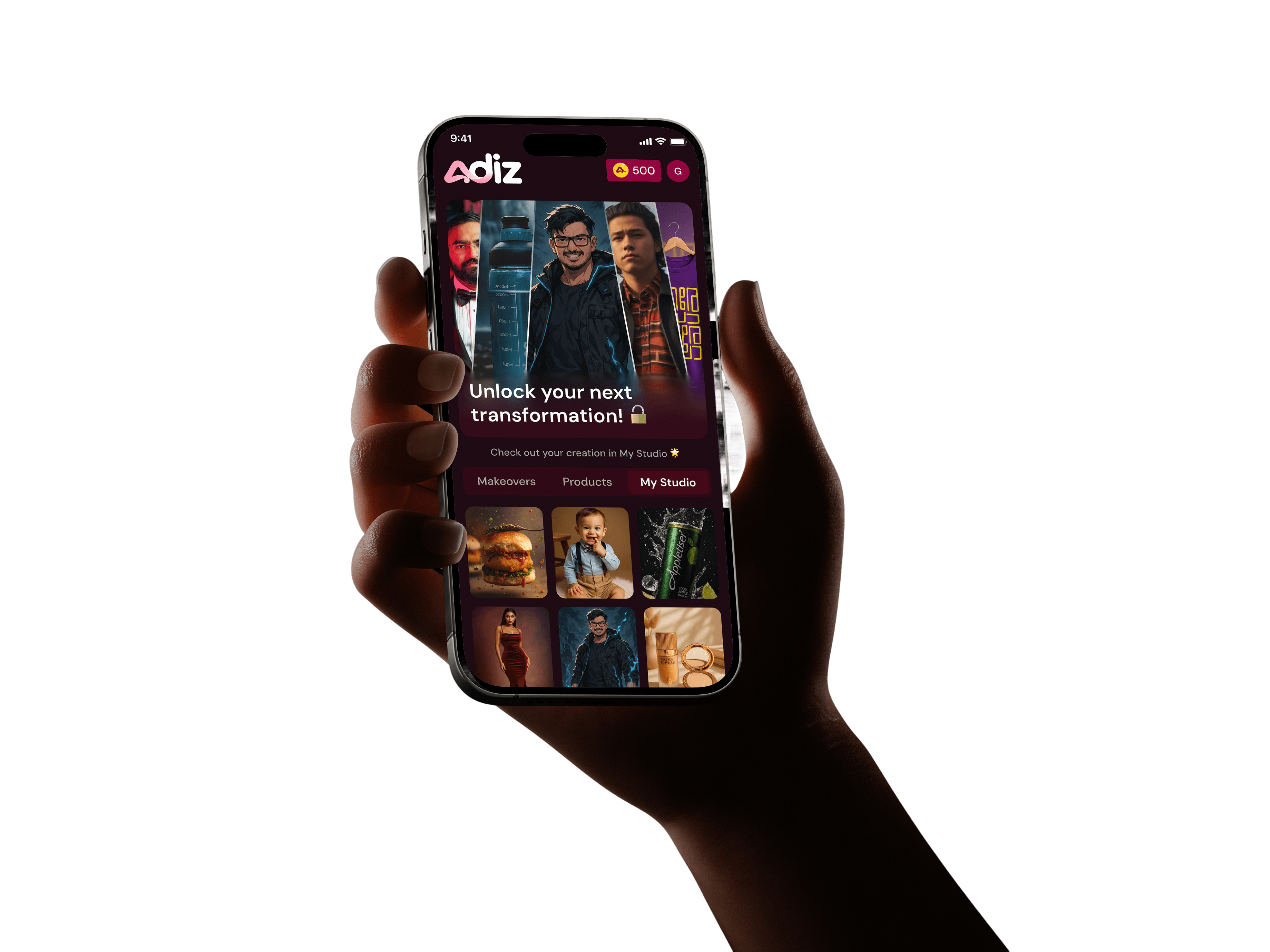 Adiz app in hand